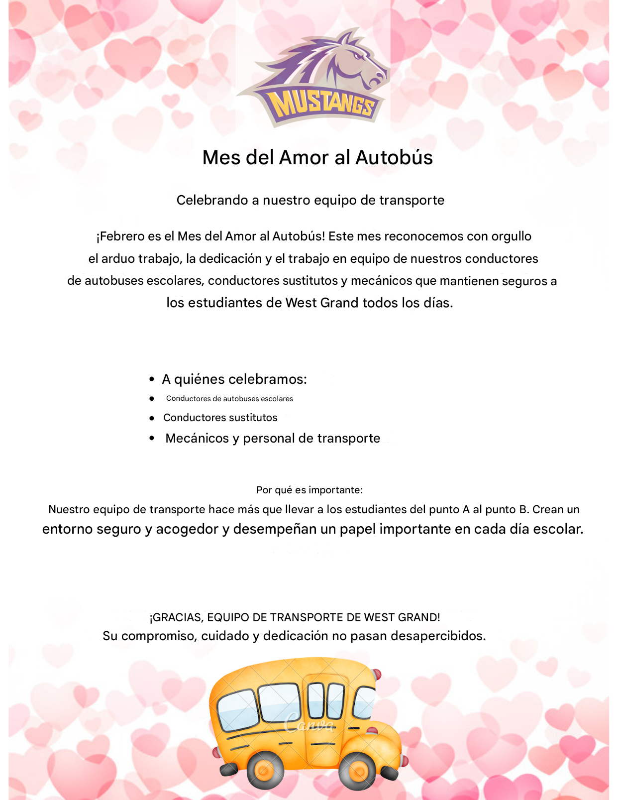 Mes del amor por el autobús
